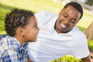 childless men lose after a breakup when they bonded with a child who is not theirs